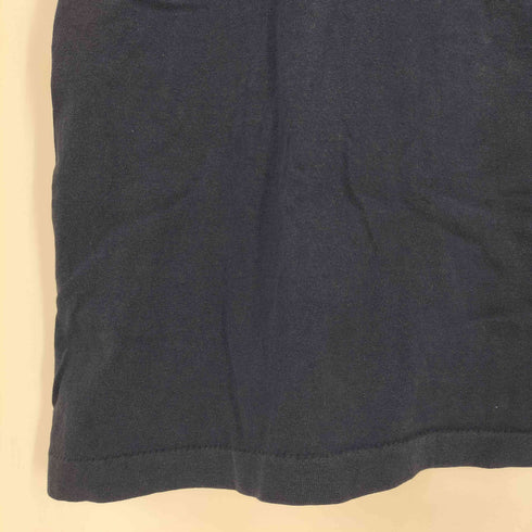 ステューシー Stussy 90S 紺タグ USA製 袖裾シングル ロゴクルーネックTシャツ フェード メンズ import:L