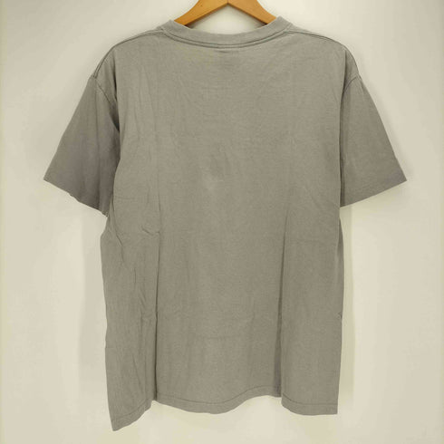 ステューシー Stussy 90S 紺タグ USA製 袖裾シングル ロゴ クルーネックTシャツ メンズ import:L