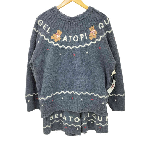 ジェラートピケ gelato pique HOLIDAY ノルディックプルオーバー&ショートパンツセット レディース ONE SIZE