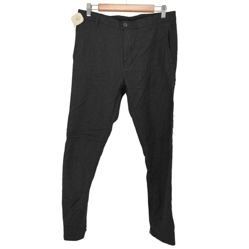 ランバン LANVIN ウールカシミヤ カットオフ パンツ メンズ 46