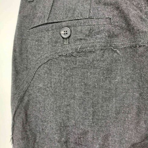 ランバン LANVIN ウールカシミヤ カットオフ パンツ メンズ 46