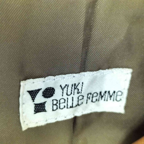 Yuki Belle Femme ピッグレザー 総柄レザージャケット レディース