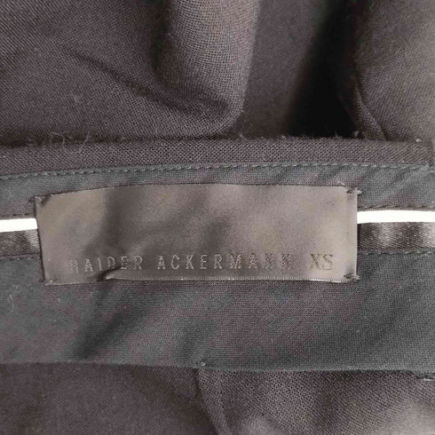 ハイダーアッカーマン HAIDER ACKERMANN 裾ジップ ウールパンツ メンズ XS