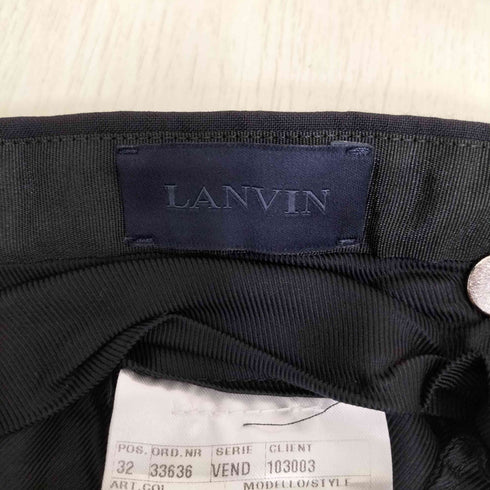 ランバン LANVIN サイドライン スラックス メンズ 46