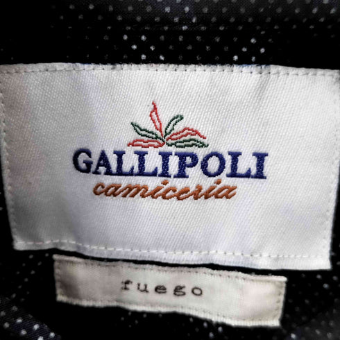 GALLIPOLI fuego 総柄 シャツ メンズ EUR:46