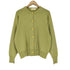 Publoth pure cashmere カシミヤ100% 金ボタン クルーネックカーディガン レディース JPN:L