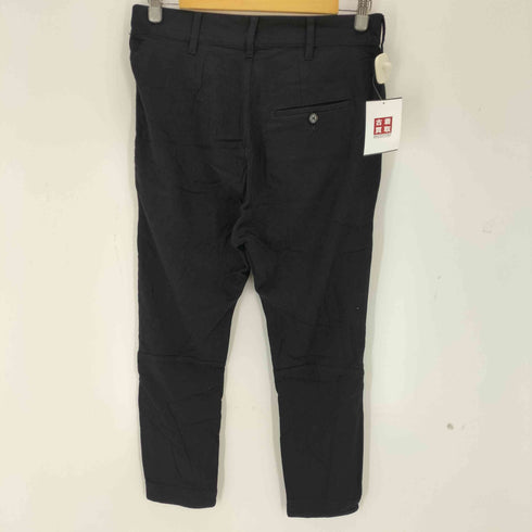 アンドゥムルメステール Ann DEMEULEMEESTER 裾ボタン レーヨンウール パンツ メンズ S