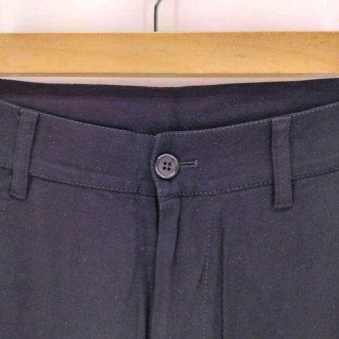 アンドゥムルメステール Ann DEMEULEMEESTER 裾ボタン レーヨンウール パンツ メンズ S