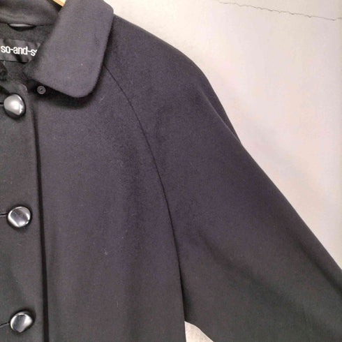 so-and-so CASHMERE カシミヤ100% ステンカラーコート レディース JPN:9号
