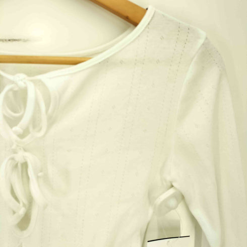 CRANK レースアップ ロングスリーブ L/S Tシャツ レディース