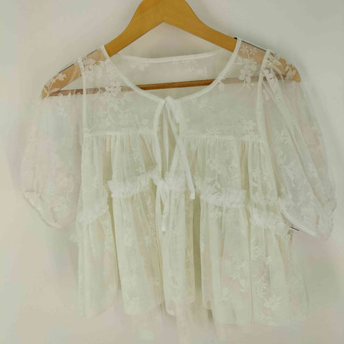 ポピートーキョー poppy tokyo PUFF TIED BOLERO パフタイドボレロ レディース FREE
