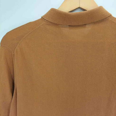 ロベルトコリーナ ROBERTO COLLINA イタリア製 フルボタン ショートスリーブ ポロ シャツ メンズ EUR:44