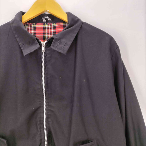 90-00S MADE IN UK 英国製 ハリントン ジャケット 裏地 チェック メンズ
