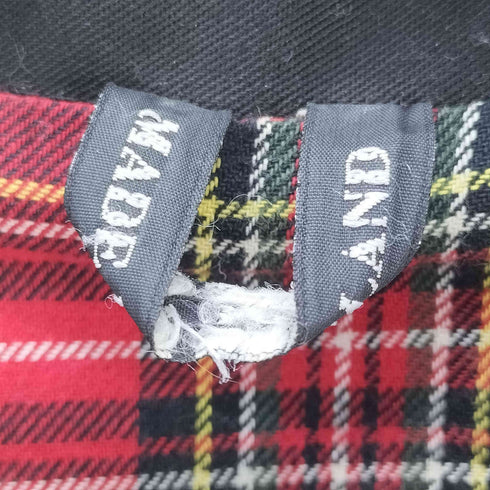 90-00S MADE IN UK 英国製 ハリントン ジャケット 裏地 チェック メンズ