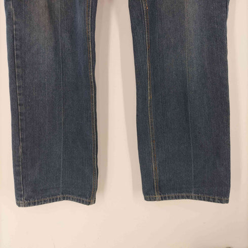 90-00S BLUE GEAR バギー ワイド テーパード デニム パンツ B系 極太 メンズ 40×32
