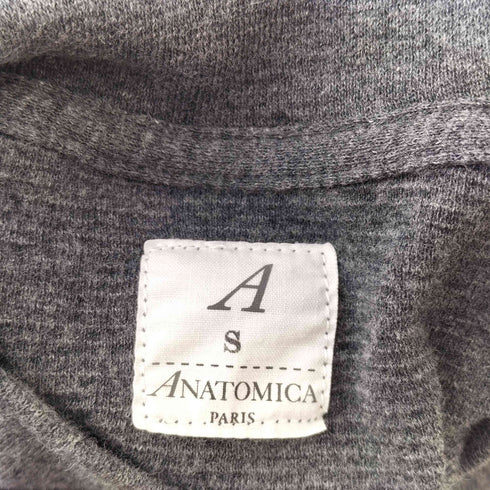 アナトミカ ANATOMICA MOCK NECK TEE モック ネック 長袖 Tシャツ レディース S