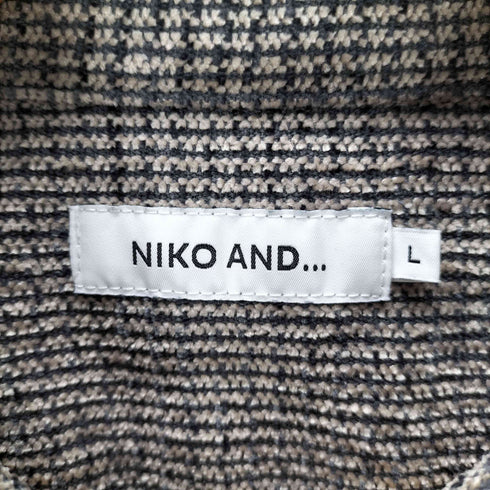 ニコアンド niko and... 25AW ワーク ポケットモール シャツ メンズ JPN:L