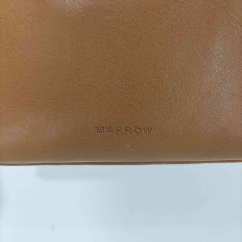 マロウ MARROW フラット レザー 巾着 ショルダー バッグ レディース