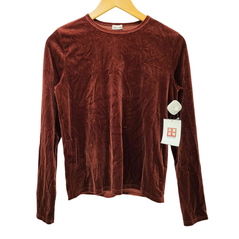 スティーブンアラン Steven Alan VELOR LONG SLEEVE PULLOVER ベロア ロングスリーブ プルオーバー レディース