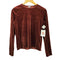 スティーブンアラン Steven Alan VELOR LONG SLEEVE PULLOVER ベロア ロングスリーブ プルオーバー レディース