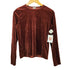 スティーブンアラン Steven Alan VELOR LONG SLEEVE PULLOVER ベロア ロングスリーブ プルオーバー レディース