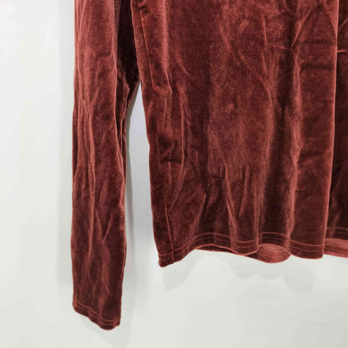 スティーブンアラン Steven Alan VELOR LONG SLEEVE PULLOVER ベロア ロングスリーブ プルオーバー レディース