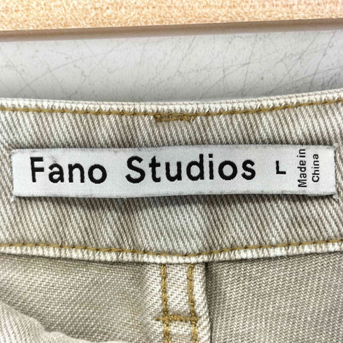 ファノストゥディオズ Fano Studios ミッドハイウエスト ストレートワイドデニム レディース JPN:L
