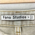 ファノストゥディオズ Fano Studios ミッドハイウエスト ストレートワイドデニム レディース JPN:L