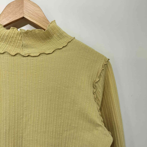 レイビームス Ray BEAMS ランダム リブメロー ハイネック カットソー レディース