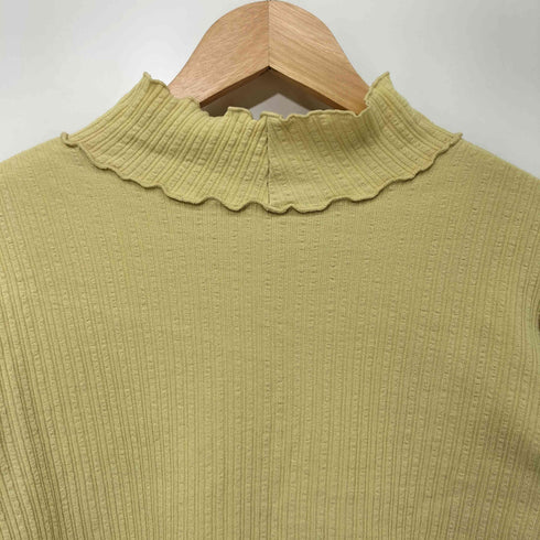 レイビームス Ray BEAMS ランダム リブメロー ハイネック カットソー レディース