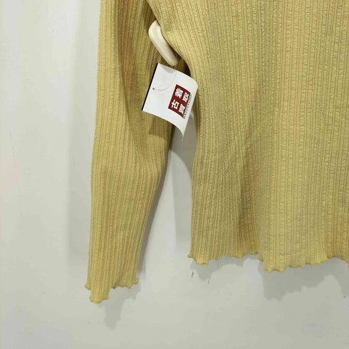 レイビームス Ray BEAMS ランダム リブメロー ハイネック カットソー レディース