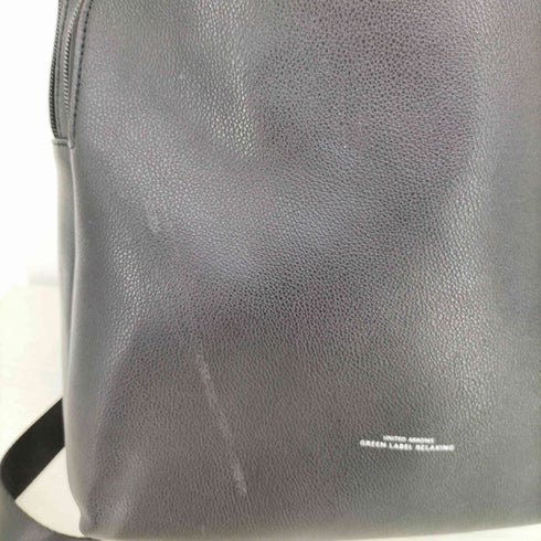 ユナイテッドアローズグリーンレーベルリラクシング UNITED ARROWS green label relaxing シボレザー ライクバックパック メンズ