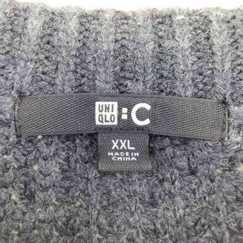 ユニクロシー UNIQLO:C 25AW ワッフルニット クルーネック カーディガン レディース XXL