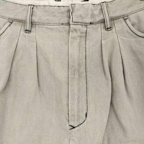 ファーラー FARAH Two-tuck Wide Shorts Denim ツータック ワイドデニムショーツ メンズ US:34-35