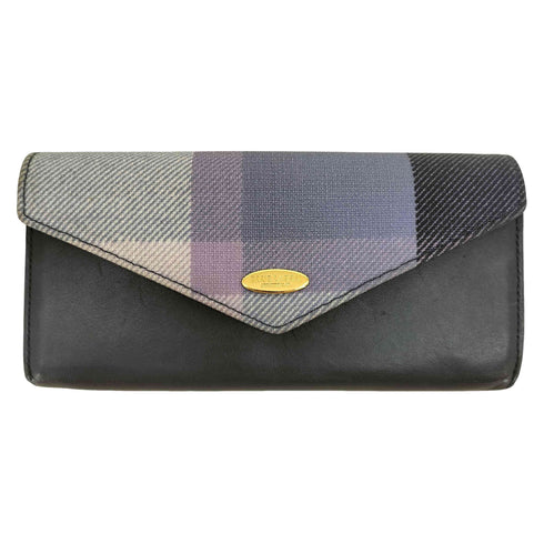 ブルーレーベルクレストブリッジ BLUE LABEL CRESTBRIDGE クレストブリッジチェック レターフラップ 長財布 レディース