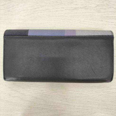 ブルーレーベルクレストブリッジ BLUE LABEL CRESTBRIDGE クレストブリッジチェック レターフラップ 長財布 レディース