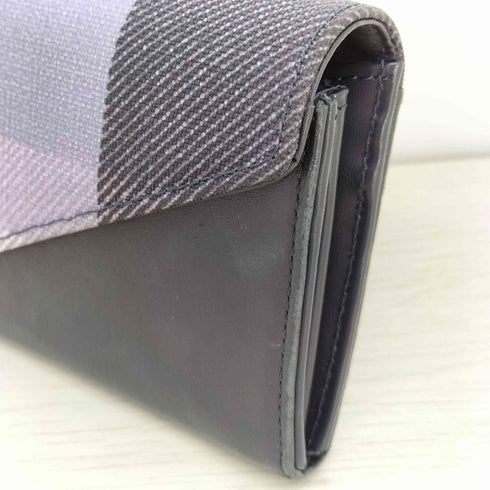 ブルーレーベルクレストブリッジ BLUE LABEL CRESTBRIDGE クレストブリッジチェック レターフラップ 長財布 レディース