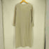 アニエスベー agnes b. ルーマニア製 リネン Vネック L/S ワンピース レディース EUR:40