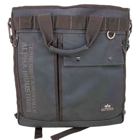 アルファインダストリーズ ALPHA INDUSTRIES 3way ヘルメットバッグ メンズ