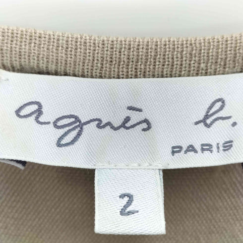 アニエスベー agnes b. シルク コットン サマーニット S/S ワンピース レディース JPN:2