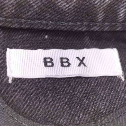 BBX ダメージ加工 ブラック バギーデニムパンツ メンズ JPN:M