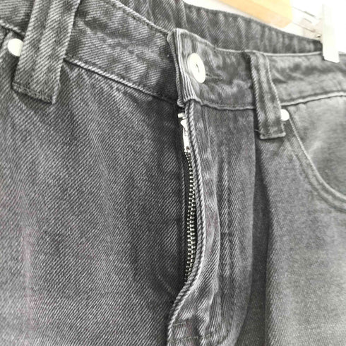 BBX ダメージ加工 ブラック バギーデニムパンツ メンズ JPN:S