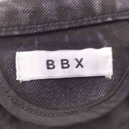 BBX ダメージ加工 ブラック バギーデニムパンツ メンズ JPN:S