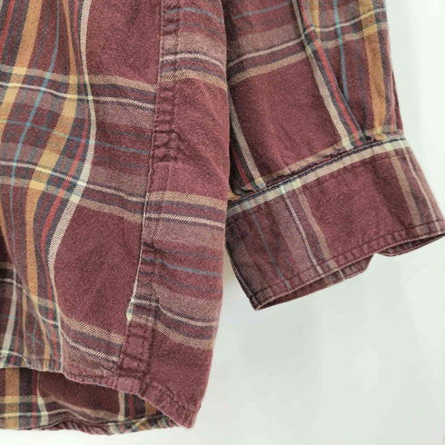 コロンビア Columbia インド製 コットン チェック ネル シャツ メンズ import:L