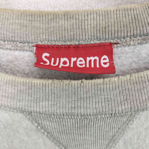 シュプリーム Supreme 90S アメリカ製 エンブロイダリ―ロゴ スウェット メンズ L