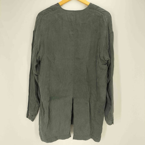 トゥデイフル TODAYFUL Collarless Satin Shirts カラーレスサテンシャツ レディース FREE