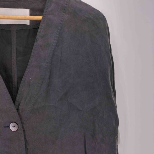 トゥデイフル TODAYFUL Collarless Satin Shirts カラーレスサテンシャツ レディース FREE