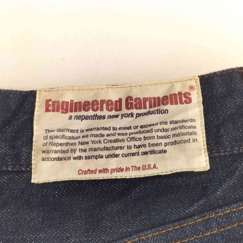 エンジニアードガーメンツ Engineered Garments USA製 コットン ストレート デニム パンツ メンズ 28