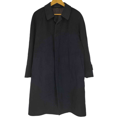 サンヨー SANYO pure cashmere カシミヤ100% 比翼ステンカラーコート メンズ 165