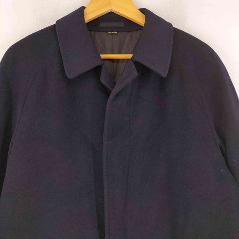 サンヨー SANYO pure cashmere カシミヤ100% 比翼ステンカラーコート メンズ 165